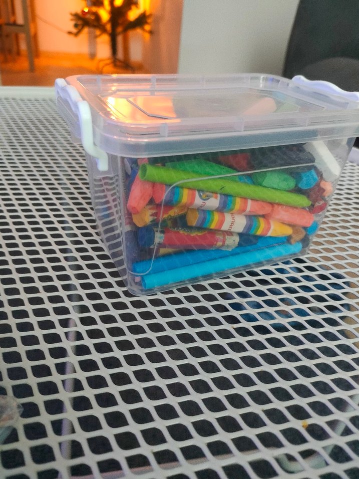 Renkli Pastel Boya Seti ve Saklama Kutusu - Görsel 3