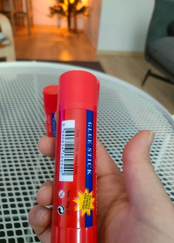 Faber-Castell Kırmızı Yapıştırıcı Stick 4'lü - Görsel 4