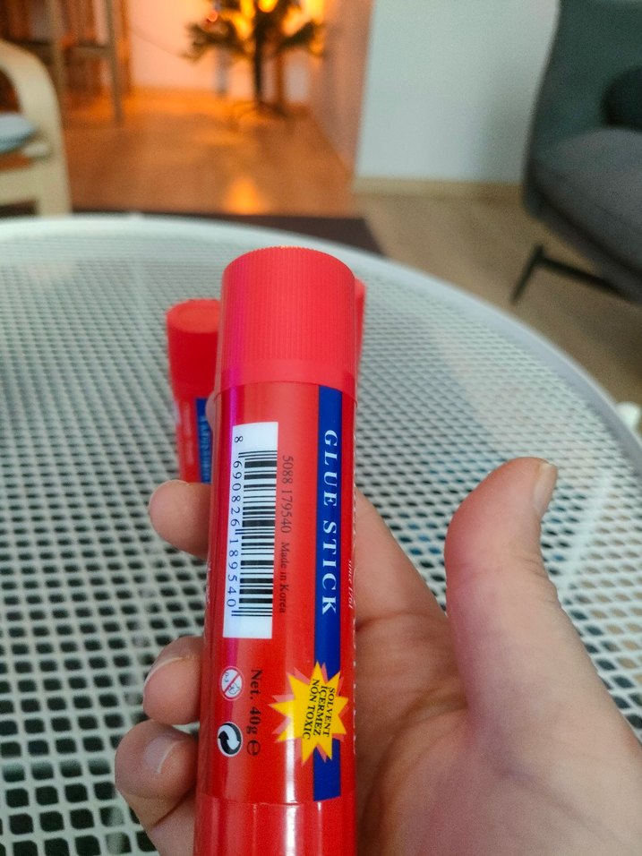 Faber-Castell Kırmızı Yapıştırıcı Stick 4'lü - Görsel 4