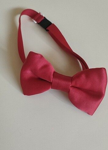 Çocuk kırmızı papyon - Görsel 3