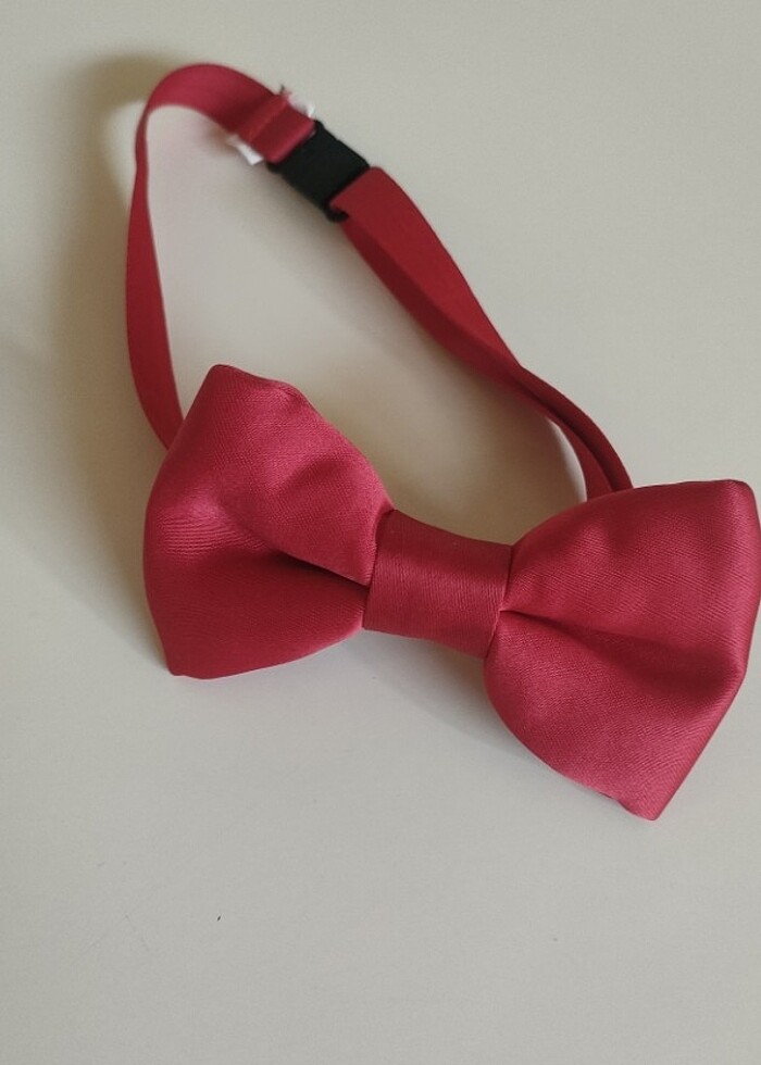 Çocuk kırmızı papyon - Görsel 3