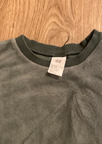 H&M Erkek Çocuk Gri Uzun Kollu Sweatshirt