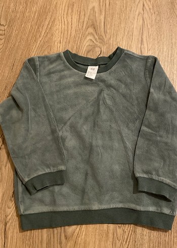 Erkek Çocuk Gri Uzun Kollu Sweatshirt