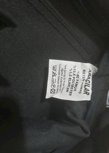 30 Beden siyah Renk Sıfır etiketli