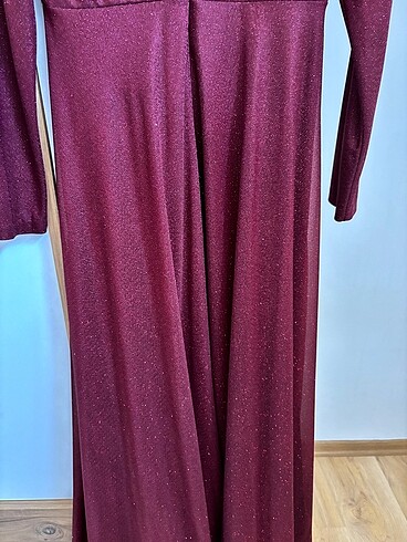 Diğer ZARİF BORDO TESETTÜR ELBİSE