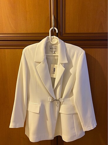 38 Beden Kk design Beyaz ceket
