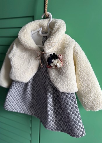 Nakışlı Beyaz Kız Bolero - Görsel 3