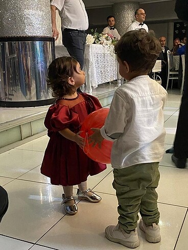 12-18 Ay Beden Bebek abiye elbise özel dikim