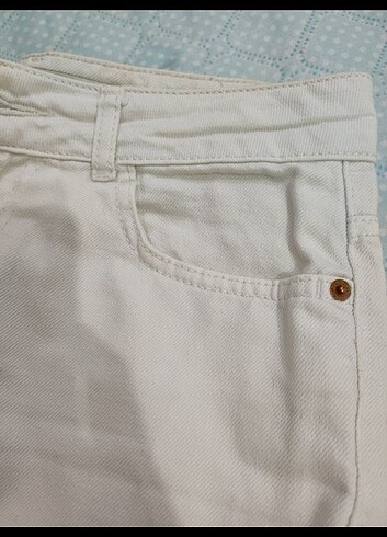 36 Beden beyaz Renk Kadın kot pantolon 