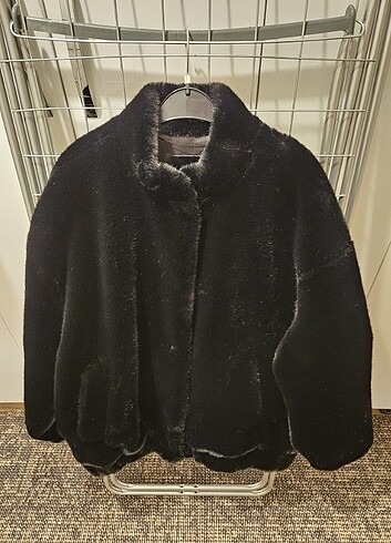 Zara Suni Kürklü Bomber Ceket