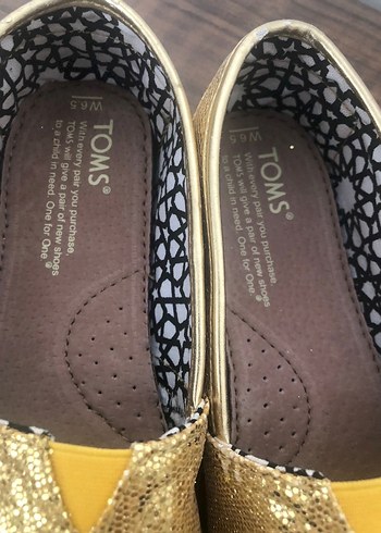 Toms Altın Parlak espadril - Görsel 3
