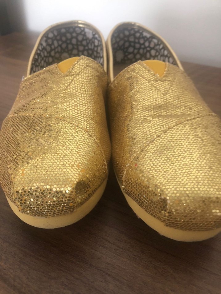 Toms Altın Parlak espadril - Görsel 2