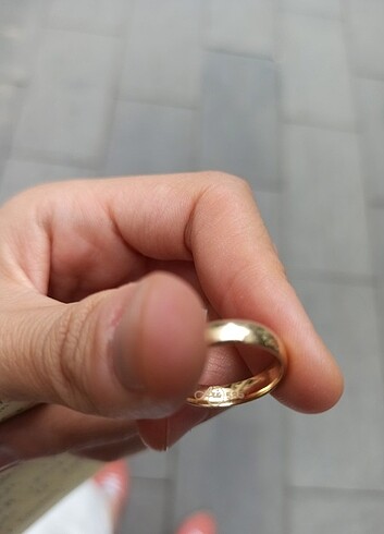 Beden sarı Renk 14 ayar 10 numara alyans
