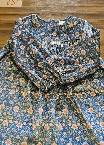 ZARA KADİFE ELBİSE 2/3 YAŞ