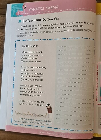  Beden Renk TUDEM YAYINLARI 2. SINIFTAN 3. SINIFA GEÇENLER İÇİN TATİL KİTABİ