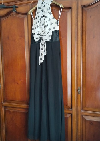 Puantiye Desenli Siyah Uzun pantolon tulum