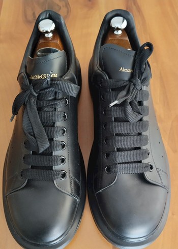 Alexander McQueen Siyah Deri Sneaker