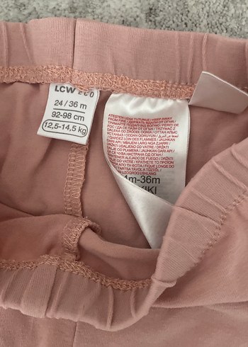 Kız Çocuk Pembe Kürklü Tayt - Görsel 2