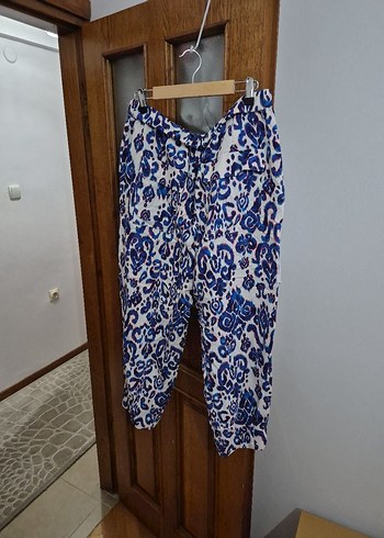 Zara Mavi Bohem Kadin Pantolon L Beden