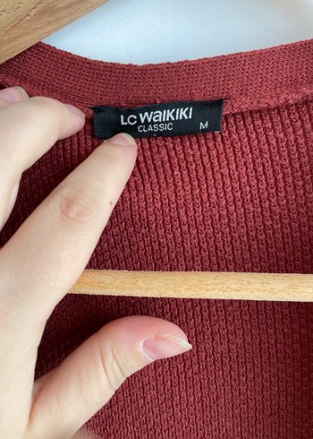 LC Waikiki Kahverengi Uzun Örgü Kadın Hırka