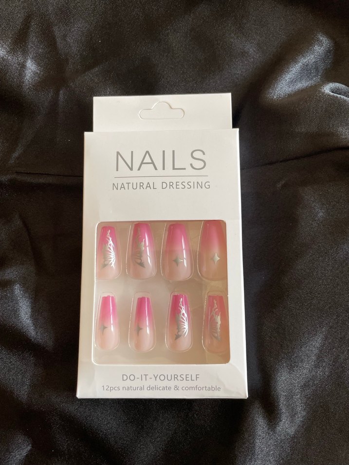 Pastel Pembe Kendin Yap Tırnak Seti - Görsel 2