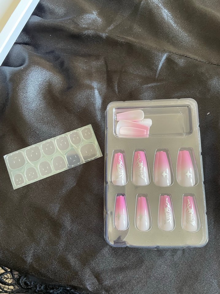 Pastel Pembe Kendin Yap Tırnak Seti - Görsel 3