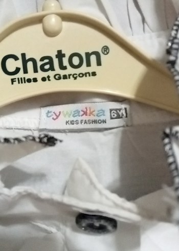 Kız Çocuk Beyaz Fırfırlı Gömlek - Görsel 4