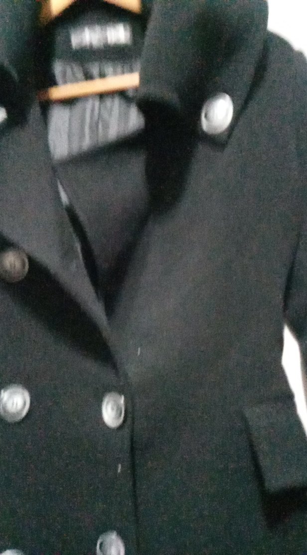 Forelli Siyah Düğmeli Kaban - Görsel 4