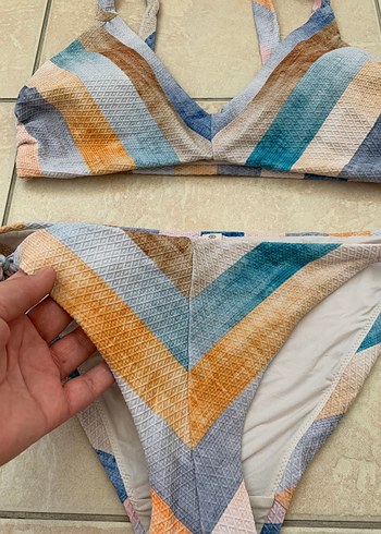 m Beden mavi Renk Ayje Color Of Luminism Bikini Takımı
