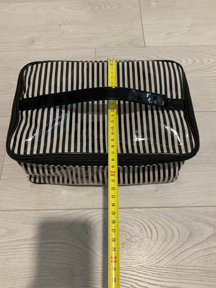 M&S Çizgili Kompakt Organizer Çanta — görsel 16/19