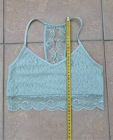 Abercrombie & Fitch Dantel Bralet - Görsel 6