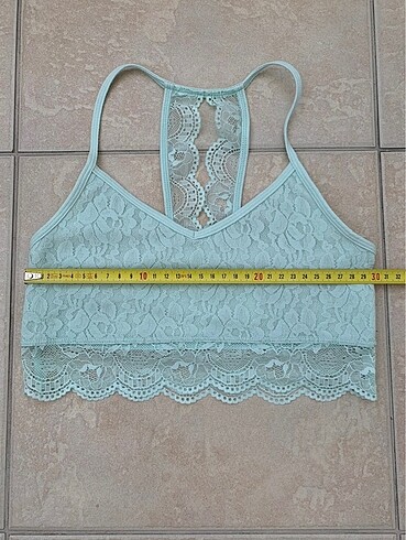 Abercrombie & Fitch Dantel Bralet - Görsel 5