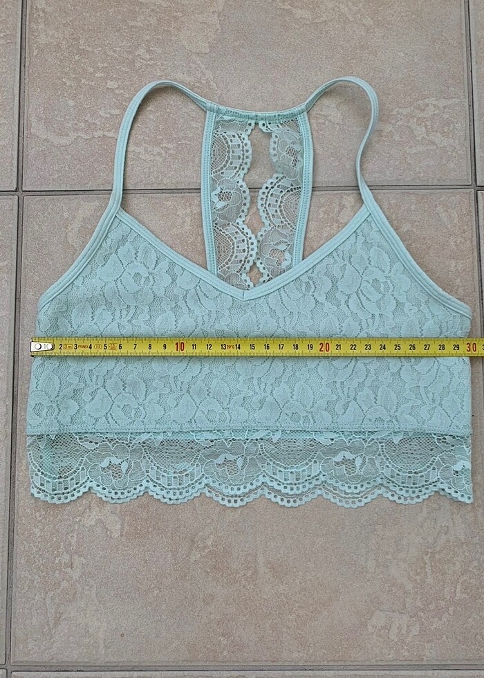 Abercrombie & Fitch Dantel Bralet - Görsel 5