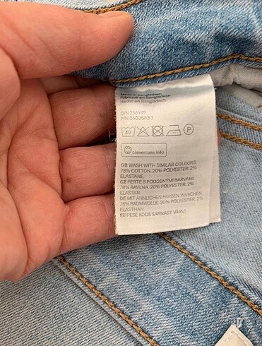 s Beden mavi Renk H&M Şort