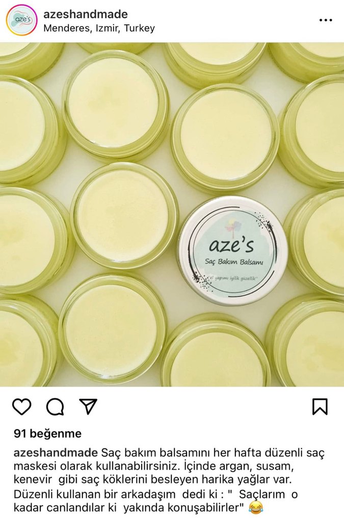 Aze's Saç Bakım Balsamı - Görsel 5