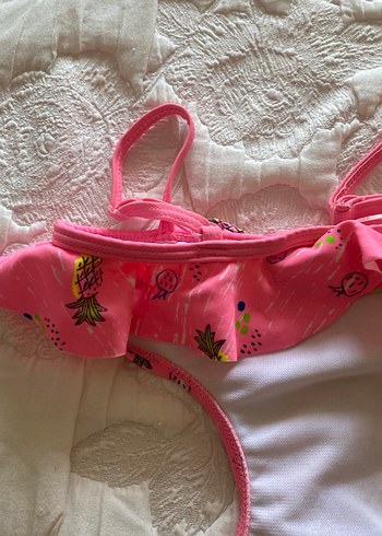 LC Waikiki Renkli Desenli Kız Çocuk Mayo