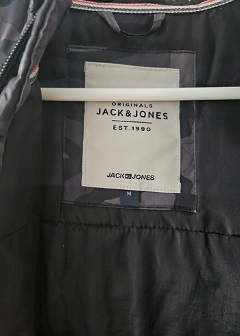 Erkek Çocuk Gri Kamuflaj Fermuarlı Mont - Görsel 2