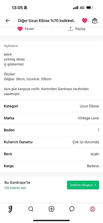 m Beden siyah Renk Elbise