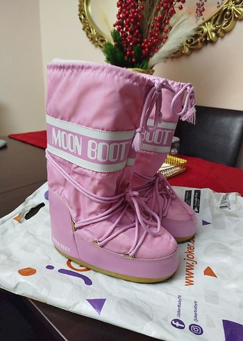 Pembe Moon Boot - Görsel 3
