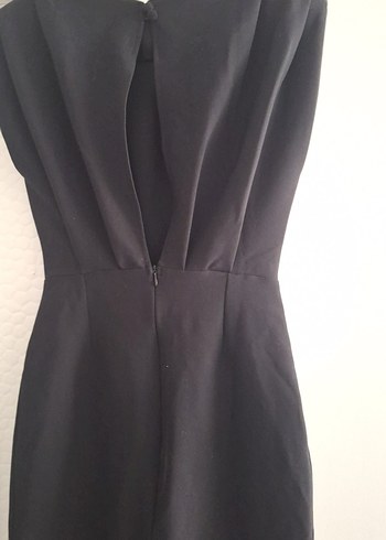 Siyah İnce Askılı Uzun Elbise - Görsel 5