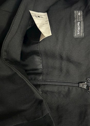 Siyah Midi ofis Kalem Etek yanları cepli - Görsel 3