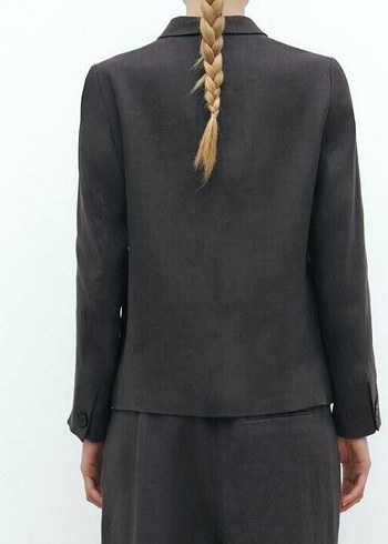 Zara Keten Kadın Blazer Ceket - Görsel 2