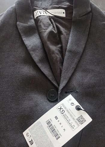 Zara Keten Kadın Blazer Ceket - Görsel 6