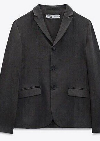 Zara Keten Kadın Blazer Ceket - Görsel 3