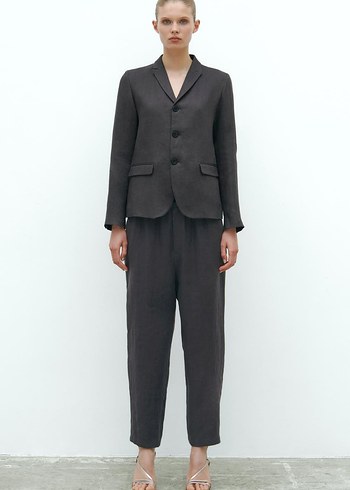 Zara Keten Kadın Blazer Ceket - Görsel 4