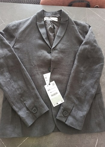 Zara Keten Kadın Blazer Ceket - Görsel 5