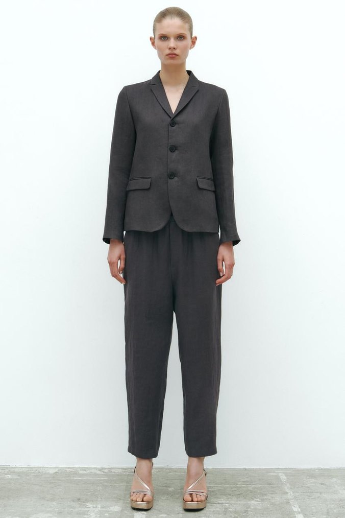 Zara Keten Kadın Blazer Ceket - Görsel 4