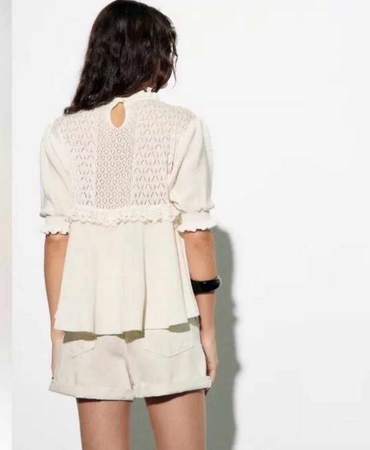 Zara Triko bluz - Görsel 3