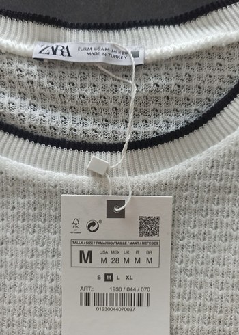 Zara Fırfırlı Kolsuz Beyaz Keten Bluz - Görsel 8