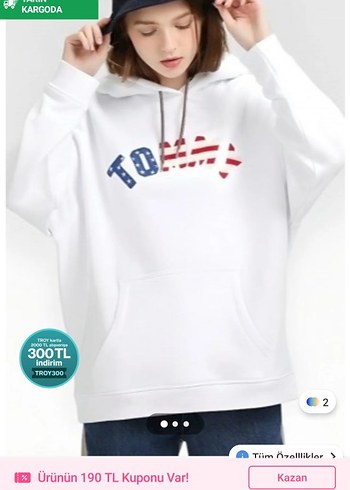 Tommy Hoodie - Görsel 3